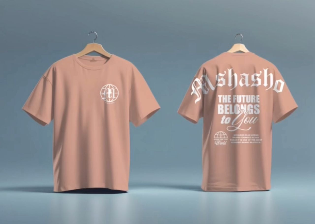 MSHASHO MB1C Tee – Peach