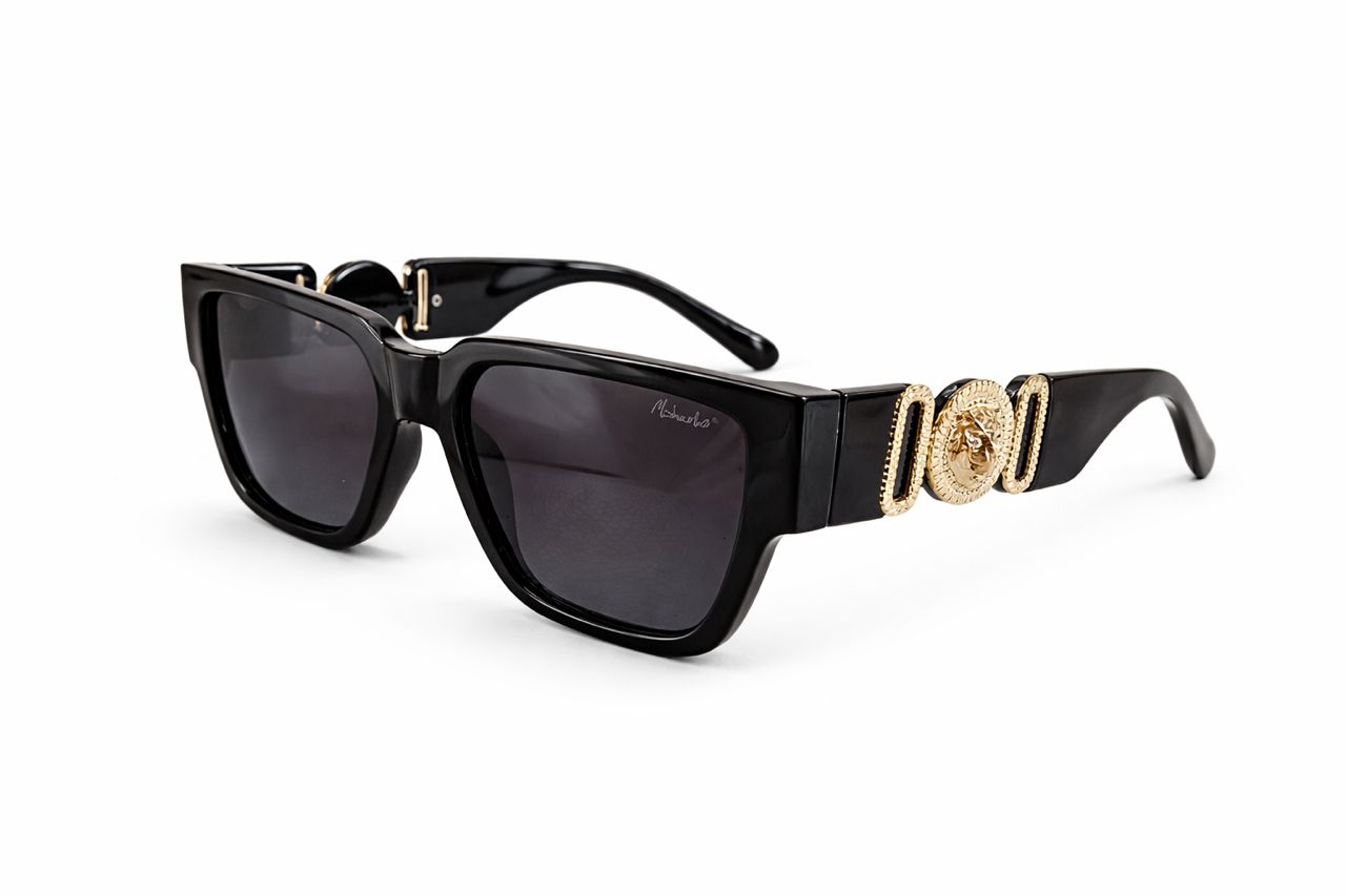 MSHASHO Monarch Medallion Square – Black